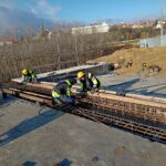 21.11.2024 Montaż zbrojenia na płycie pomostu