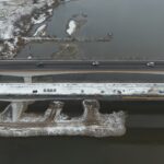 Widok na płytę pomostu w przęśle nr 2