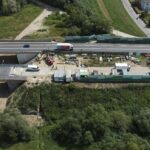 Widok na zaplecze budowy