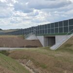 S74_km 6+380. Widok w kier. wschodnim (obiekt WS-1)