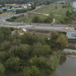 Widok na obiekt mostowy